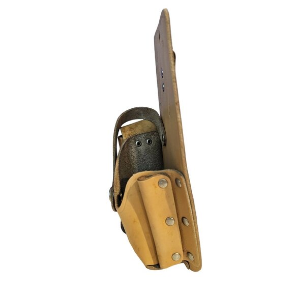 BEHA Gas Lamp Tester Leather Pouch Tan Vintage Collectible Preowned See Descript - Picture 6 of 10